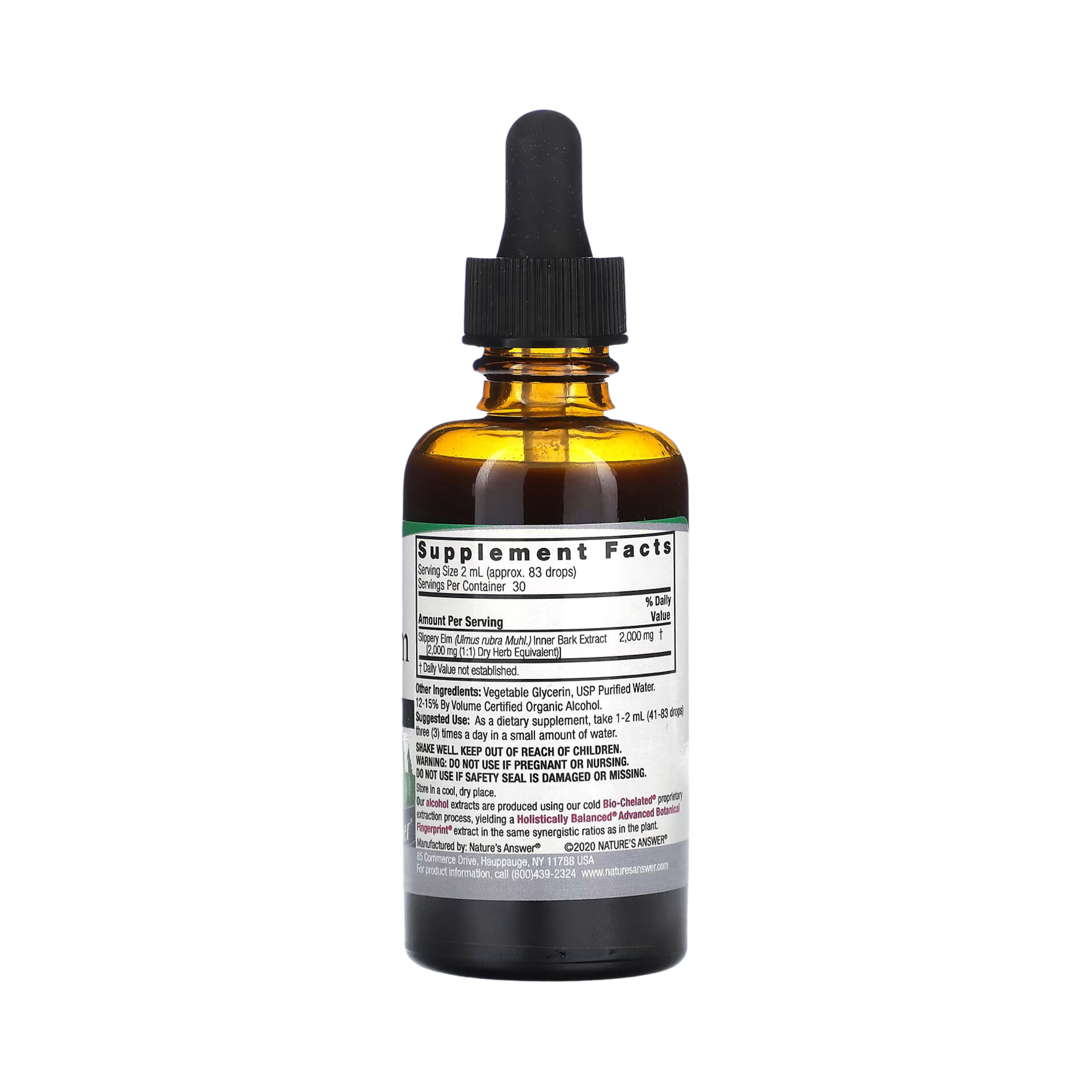 Nature's Answer, Slippery Elm Extract, 2 Oz