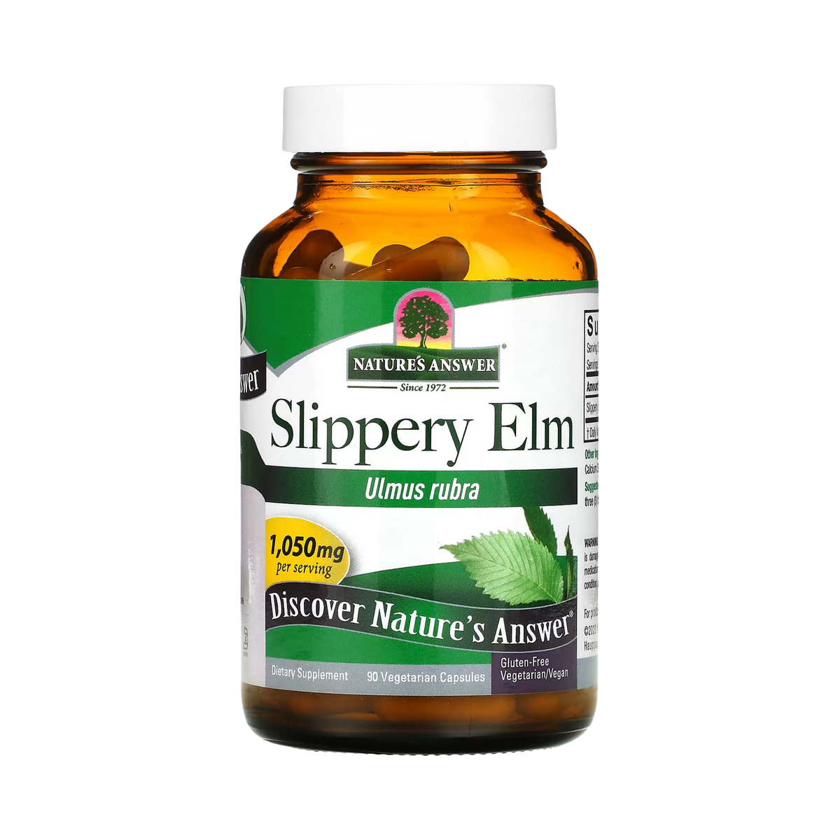Nature’s Answer - Slippery Elm Bark, 90 Capsules
