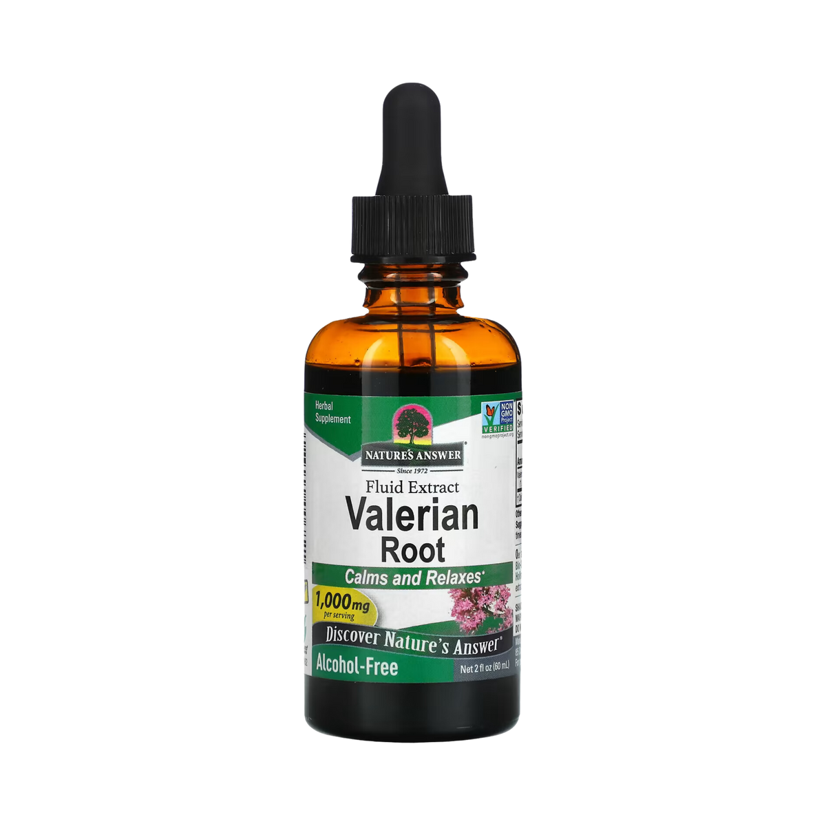 Nature’s Answer - Valerian Root Alcohol Free Extract, 2 Oz