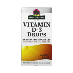 Nature’s Answer - Vitamin D-3 Drops 4000 IU, 0.5 Oz