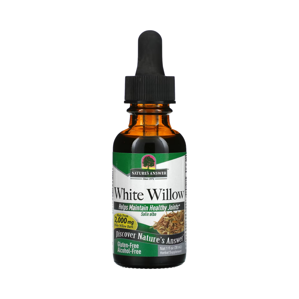 Nature’s Answer - White Willow Bark Alcohol Free Extract, 1 Oz