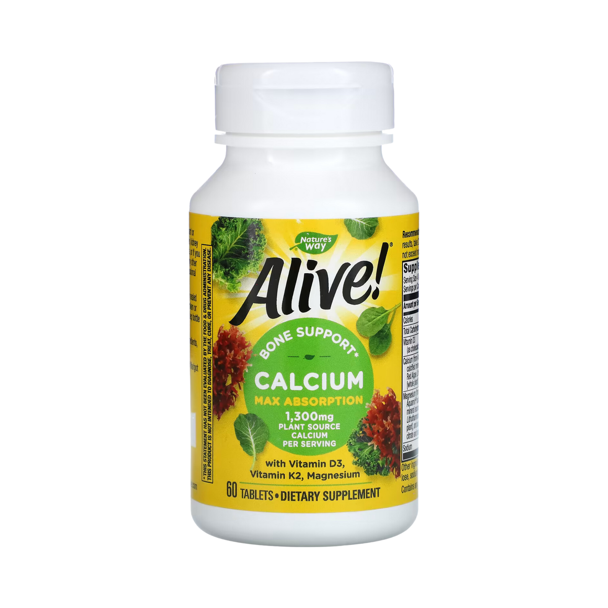 Nature's Way,  Alive! Calcium Formula, 60 Tablets