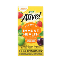 Nature's Way, Alive! Everyday Immune Health, 30 Softgels