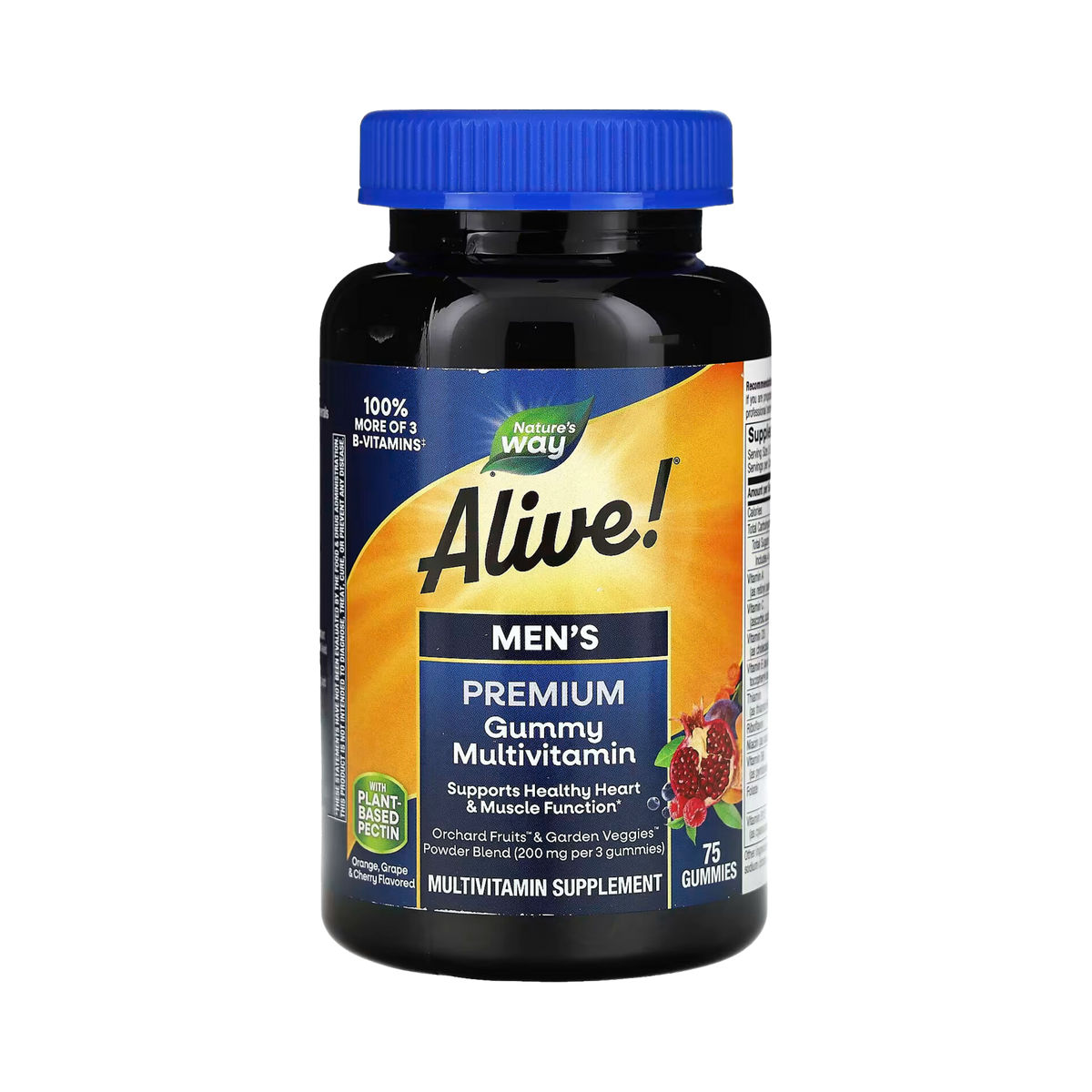 Nature's Way, Alive! Premium Men’s Gummies Multivitamin, 75 Capsules