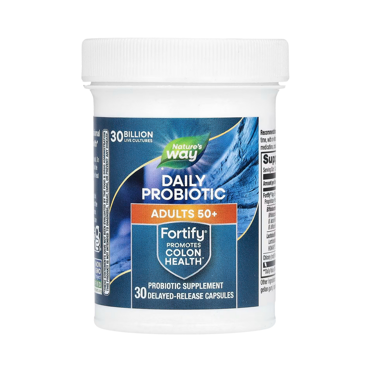 Nature's Way, Fortify, Age 50+ Probiotic + Prebiotics, 30 Capsules