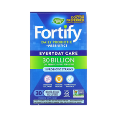 Nature's Way, Fortify, Daily Probiotic + Prebiotics, 30 Capsules