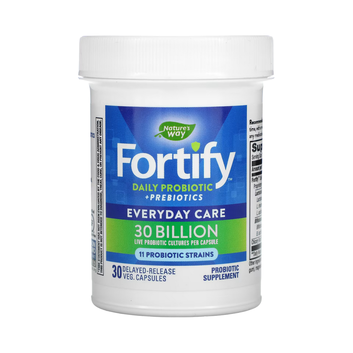 Nature's Way, Fortify, Daily Probiotic + Prebiotics, 30 Capsules