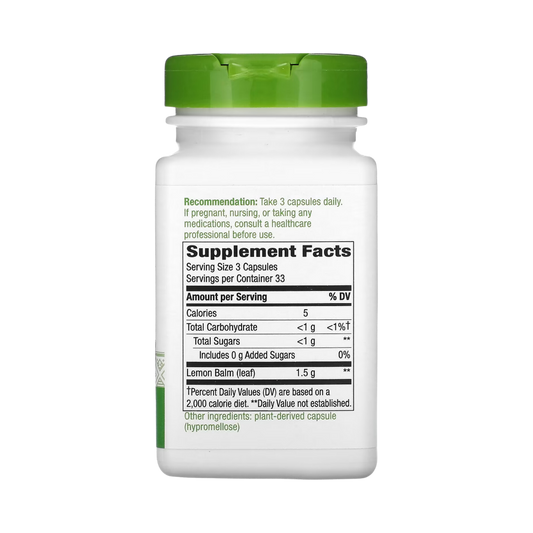 Nature's Way, Melissa, 100 Capsules