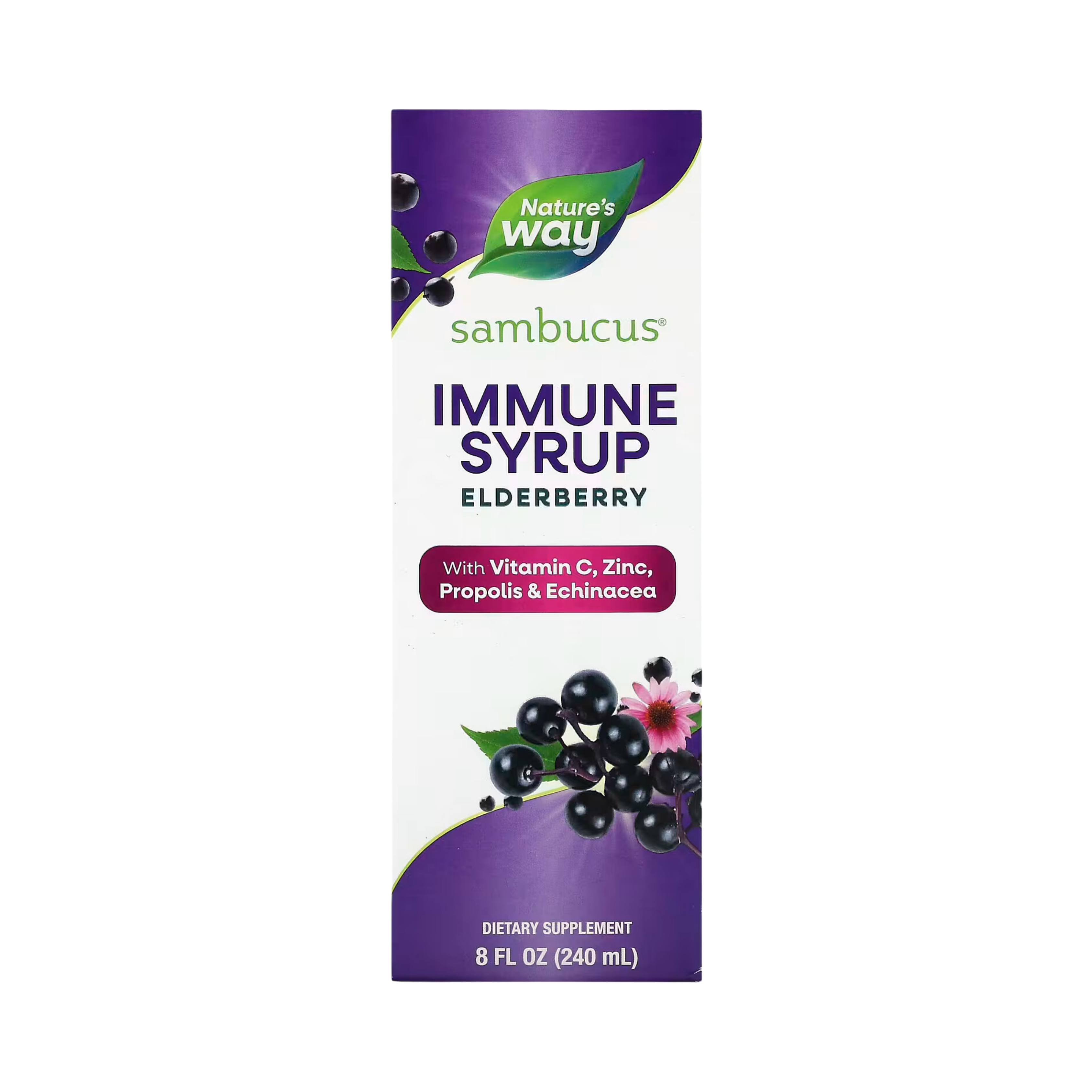 Nature's Way, Sambucus Immune Syrup, 8 Oz