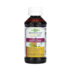 Nature's Way, Sambucus HoneyBerry NightTime Cough Syrup for Kids, 4 Oz