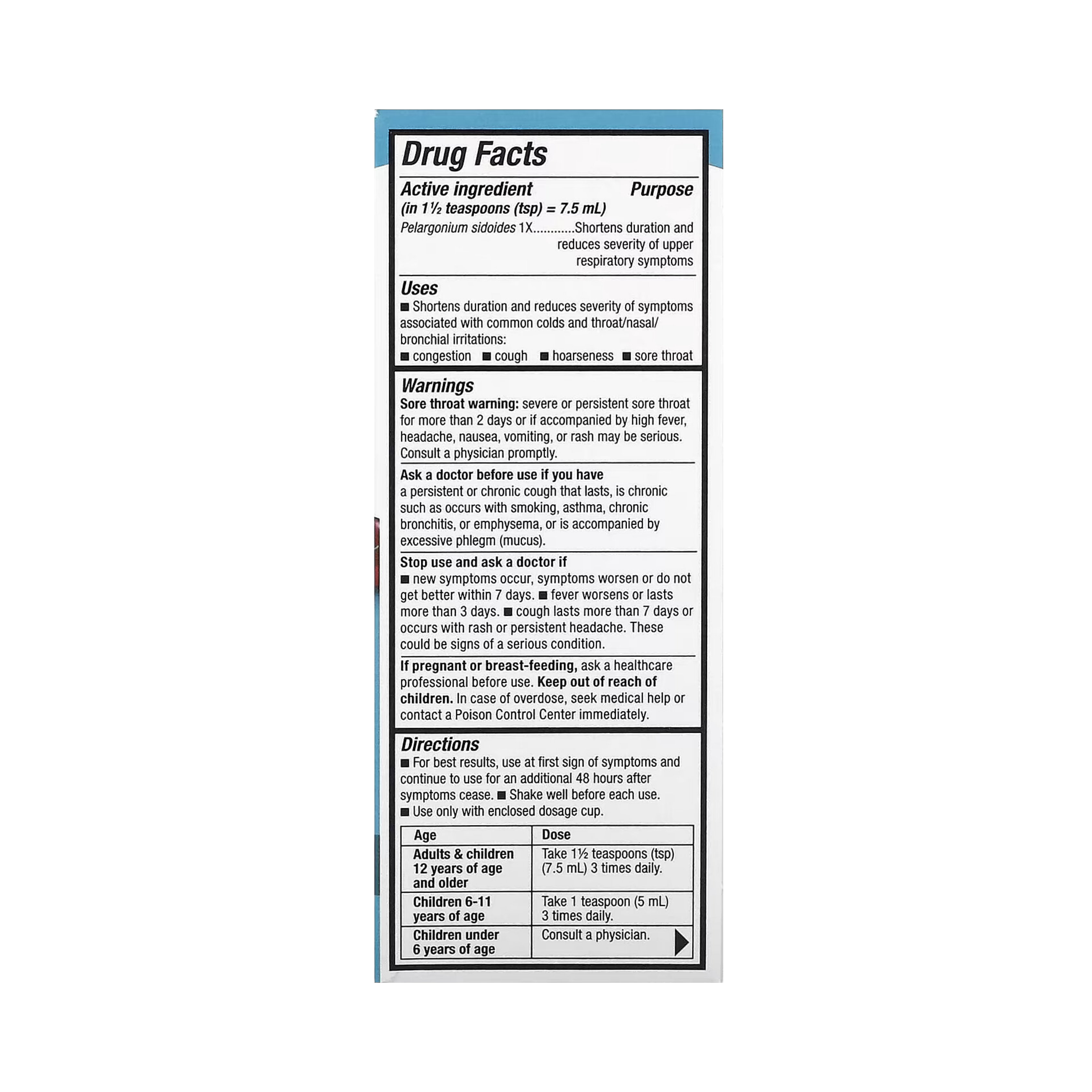 Nature's Way, Umcka ColdCare, Soothing Syrup, Sugar Free, Grape, 4 Fl Oz