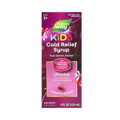 Nature's Way, Umcka, ColdCare Cough Syrup Cherry For Kids, 4 Oz