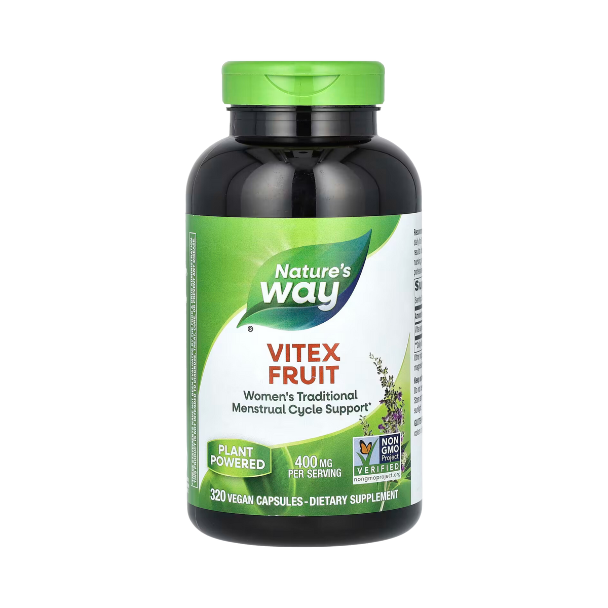Nature's Way, Vitex Fruit, 400 Mg, 320 Vegan Capsules