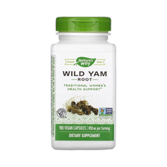 Nature's Way, Wild Yam Root, 850 Mg, 180 Vegan Capsules