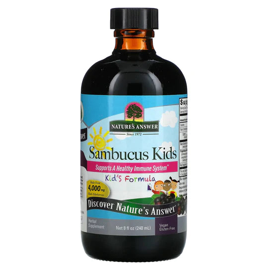Nature's Answer Sambucus Saúco Negro 2500 Mg 480 Ml Sfn Sin Sabor