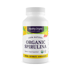 Healthy Origins, Spirulina, 500 Mg, 720 Organic Tabs