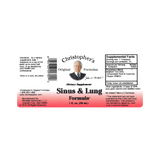 Christopher's Original Formulas, Sinus & Lung Formula, 1 Oz