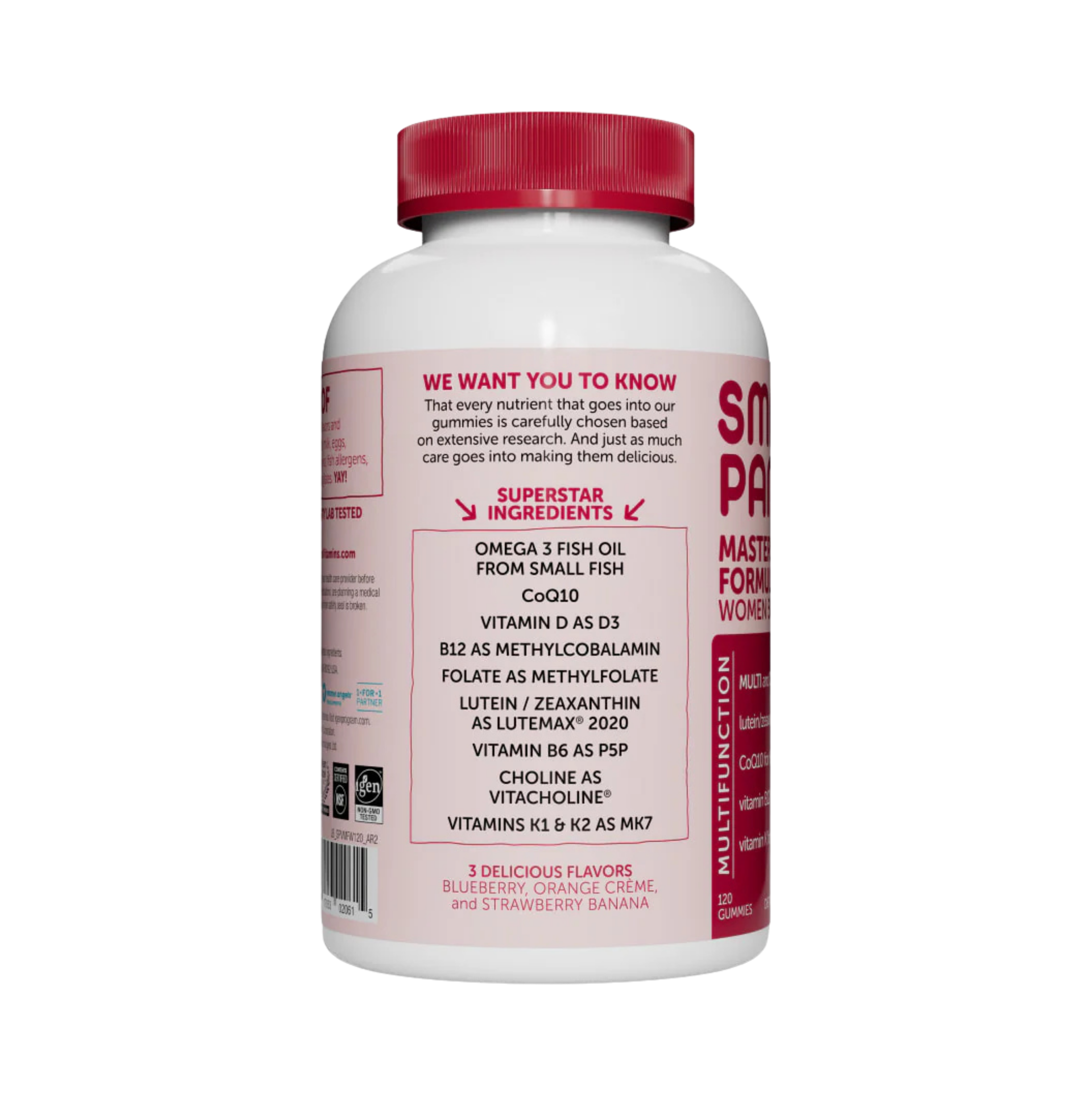 SmartyPants Vitamins, Masters Formula Women 50+, 120 Gummies