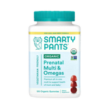 SmartyPants Vitamins, Organic Prenatal Multi & Omegas, 120 Organic Gummies