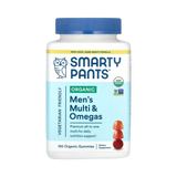 SmartyPants Vitamins, Organic, Men's Multi & Omegas Gummies, 120 Organic Gummies