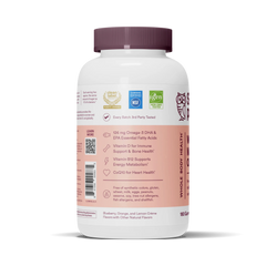 SmartyPants Vitamins, Women's Multi & Omegas Gummies, 180 Gummies