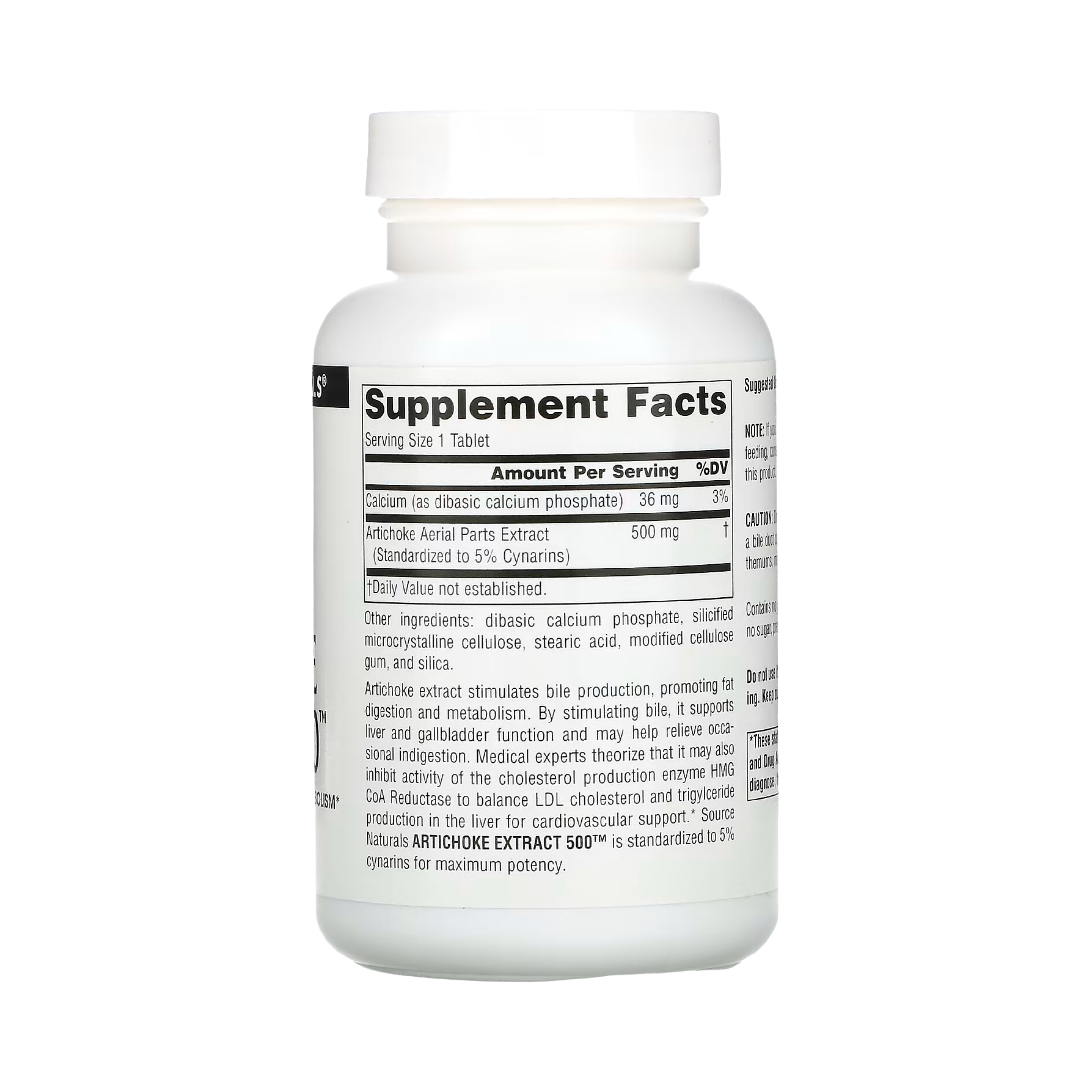 Source Naturals, Artichoke Extract, 500 Mg, 180 Tablets