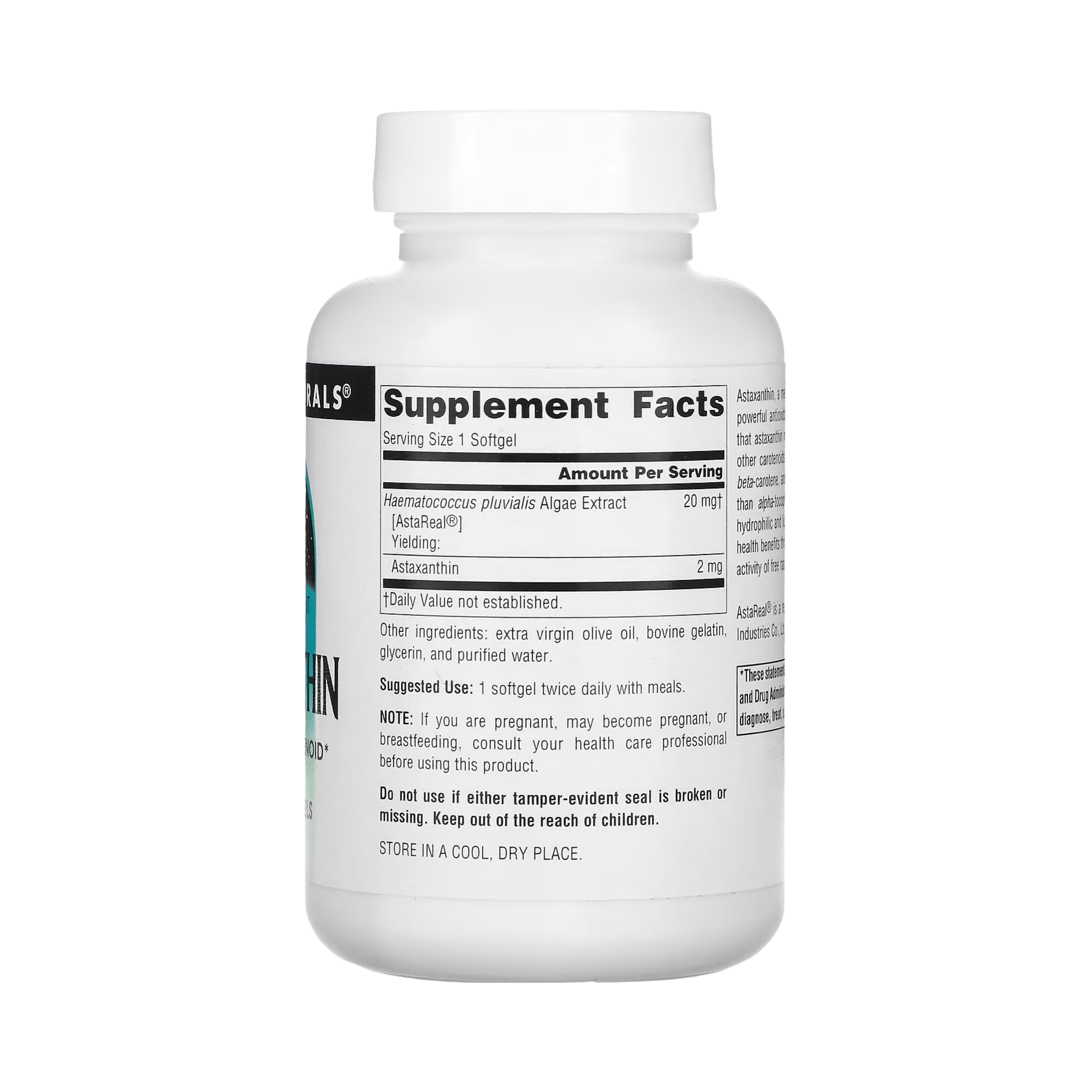 Source Naturals, Astaxanthin, 2 Mg, 120 Softgels