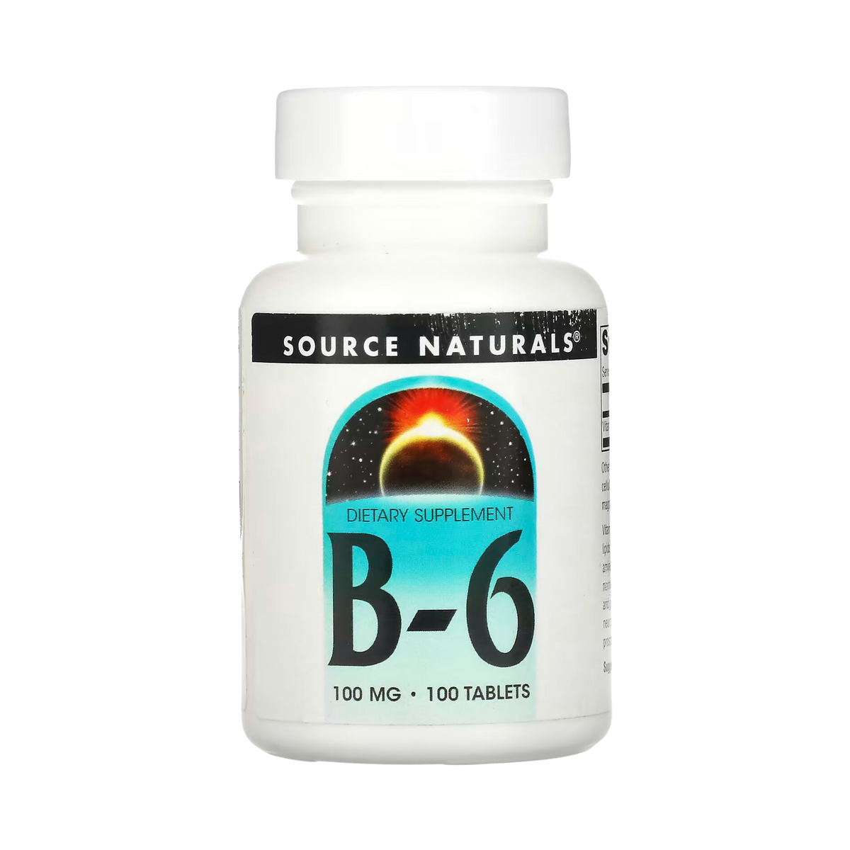 Source Naturals, B-6, 100 Mg, 100 Tablets