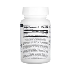 Source Naturals, Coenzymated, B-6, 25 Mg, 30 Peppermint Lozenge