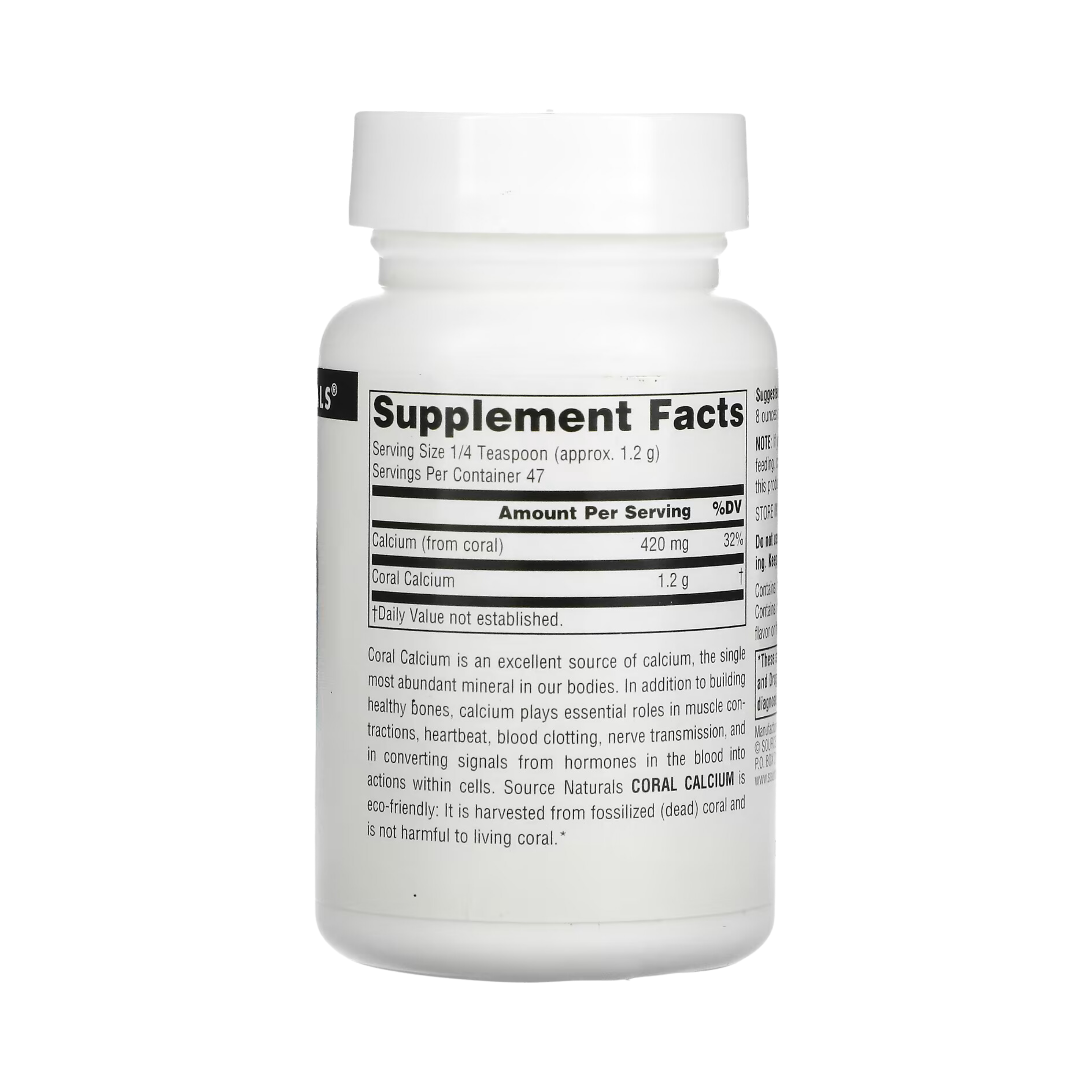 Source Naturals, Coral Calcium, 2 Oz Powder