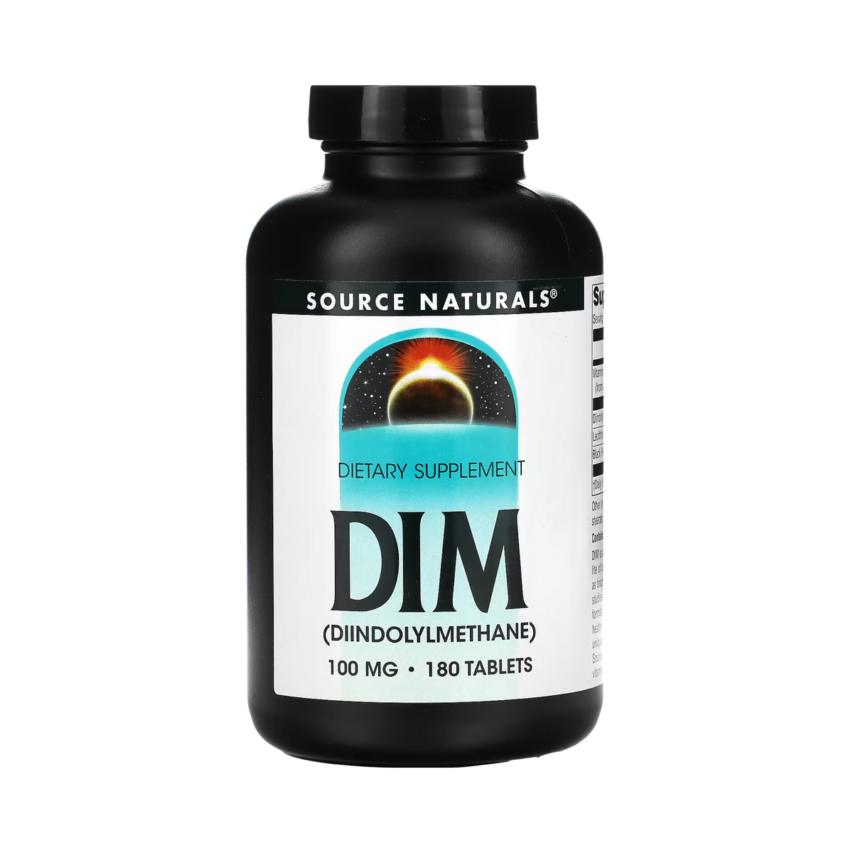 Source Naturals, DIM, 100 Mg, 180 Tablets