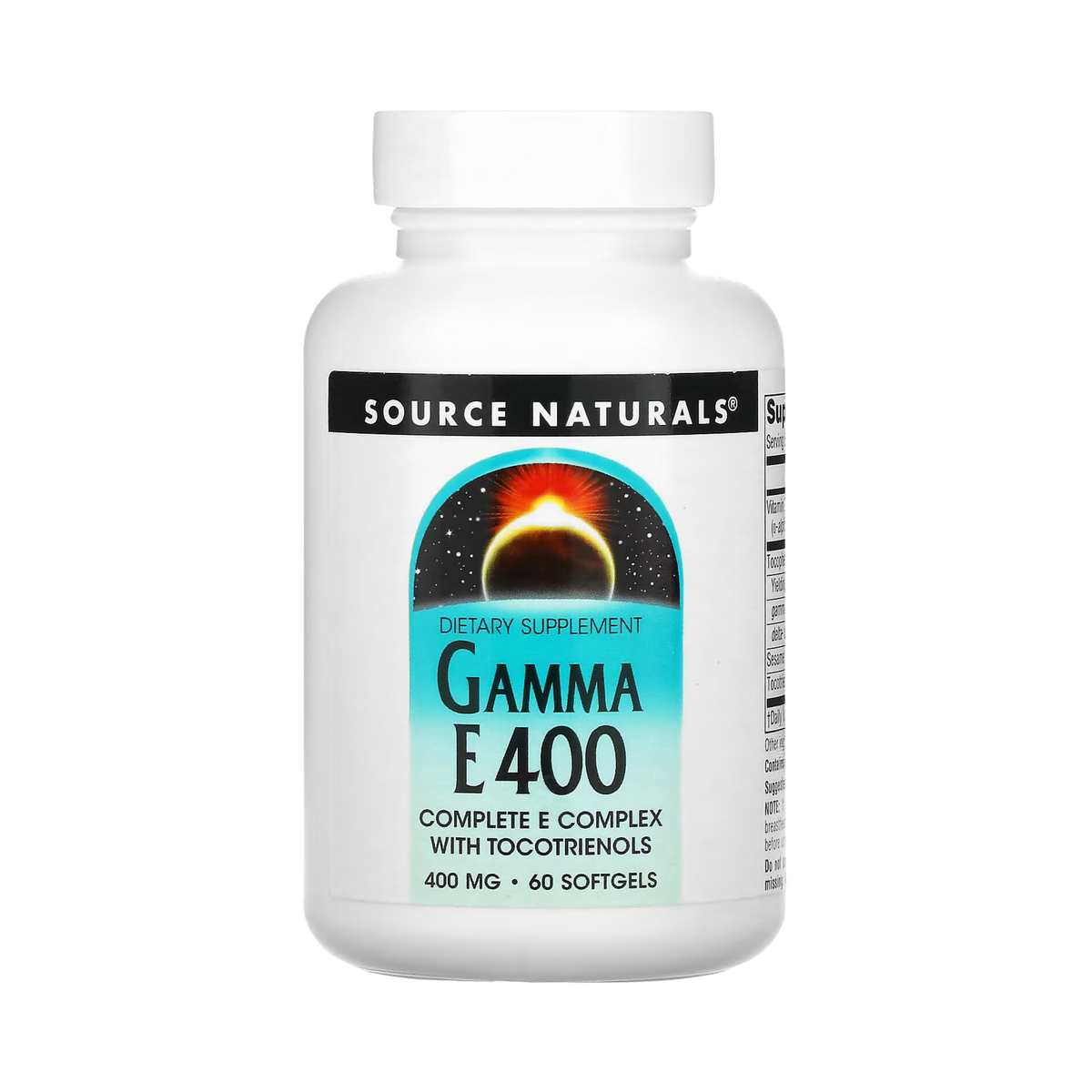 Source Naturals, Gamma E, 400 Mg, 60 Softgels