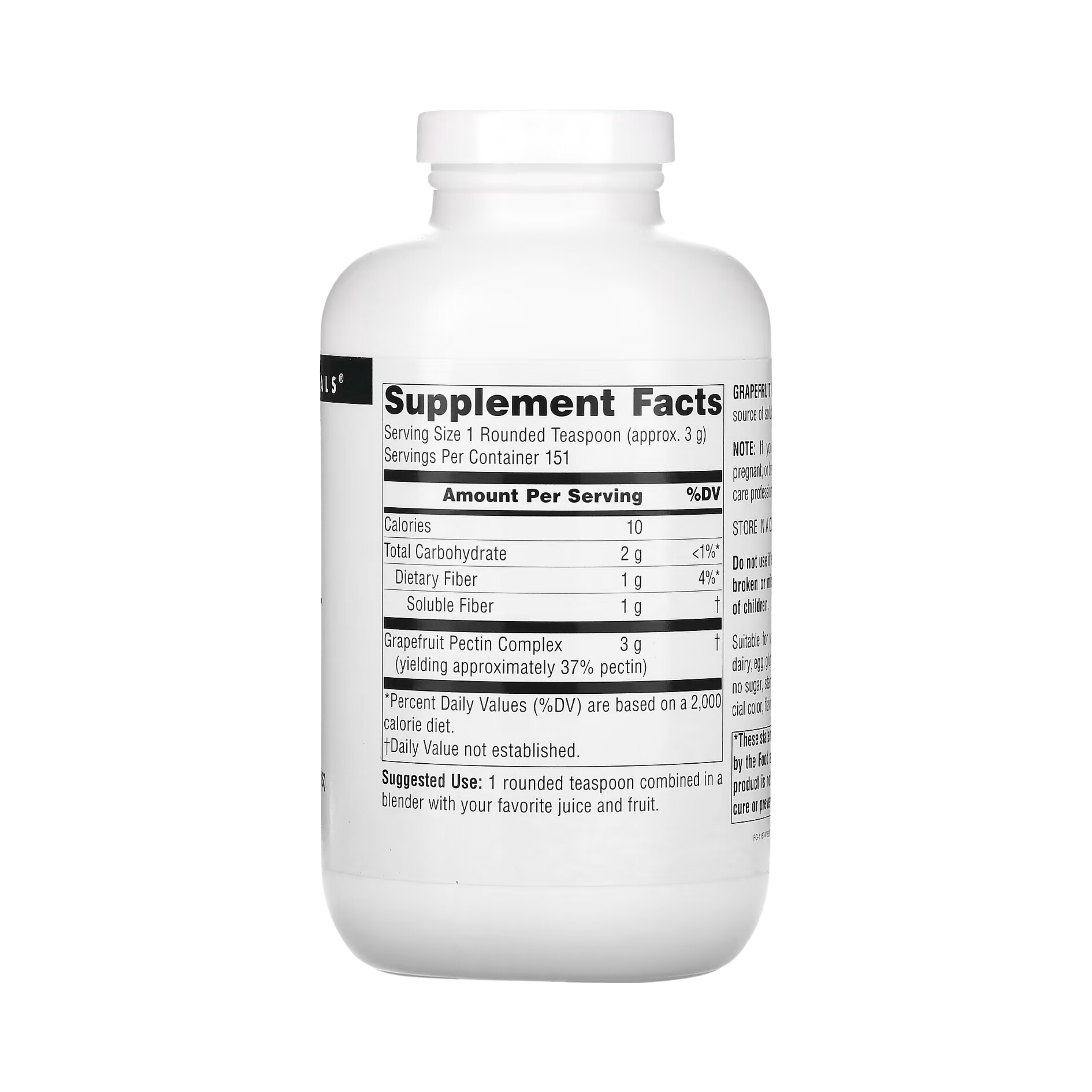Source Naturals, Grapefruit Pectin, 4 Powder