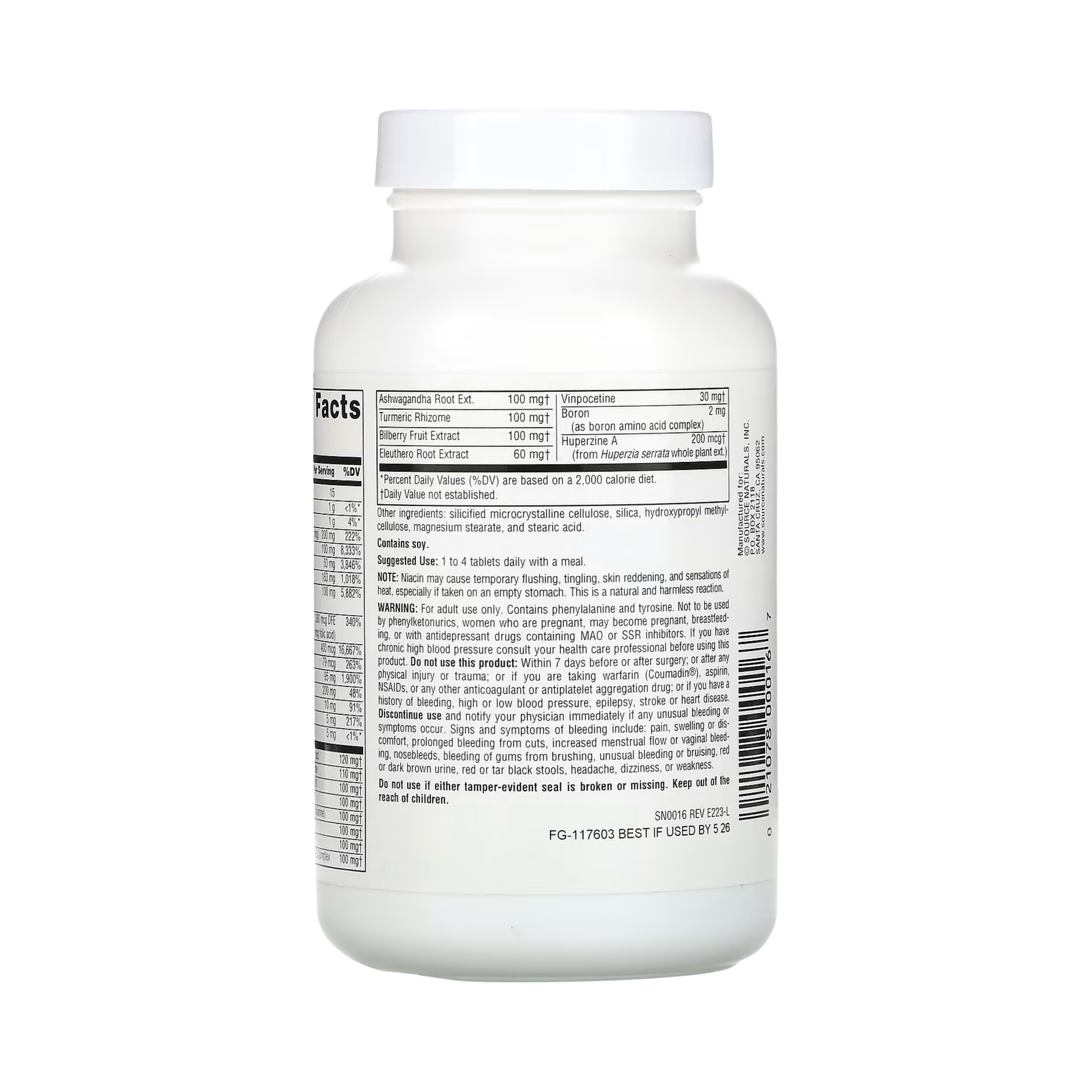 Source Naturals, Higher Mind, 120 Tablets