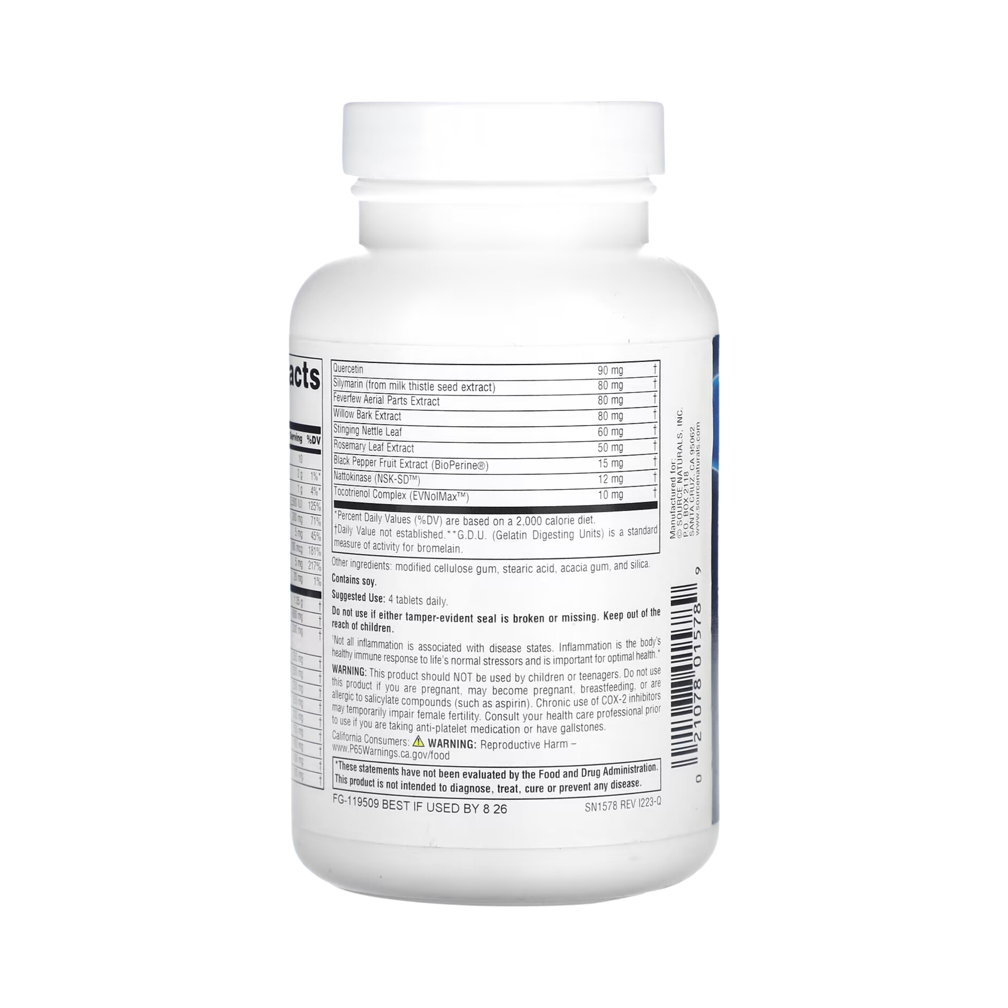 Source Naturals, Inflama-Rest, 60 Tablets