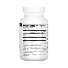 Source Naturals, L-Arginine, 500 Mg, 50 Capsules