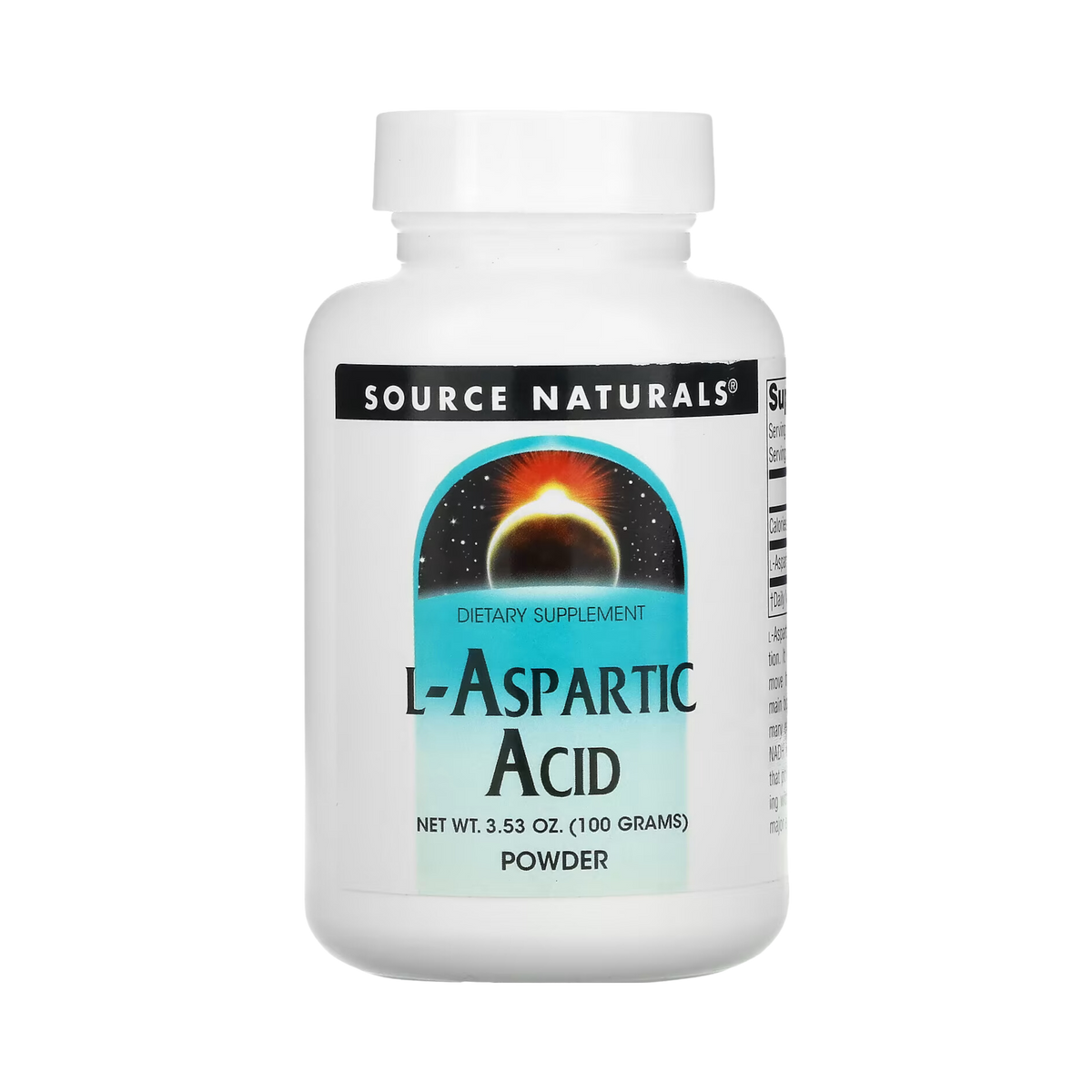 Source Natural, L-Aspartic Acid, 3.53 Powder