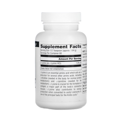 Source Naturals, L-Lysine, Powder