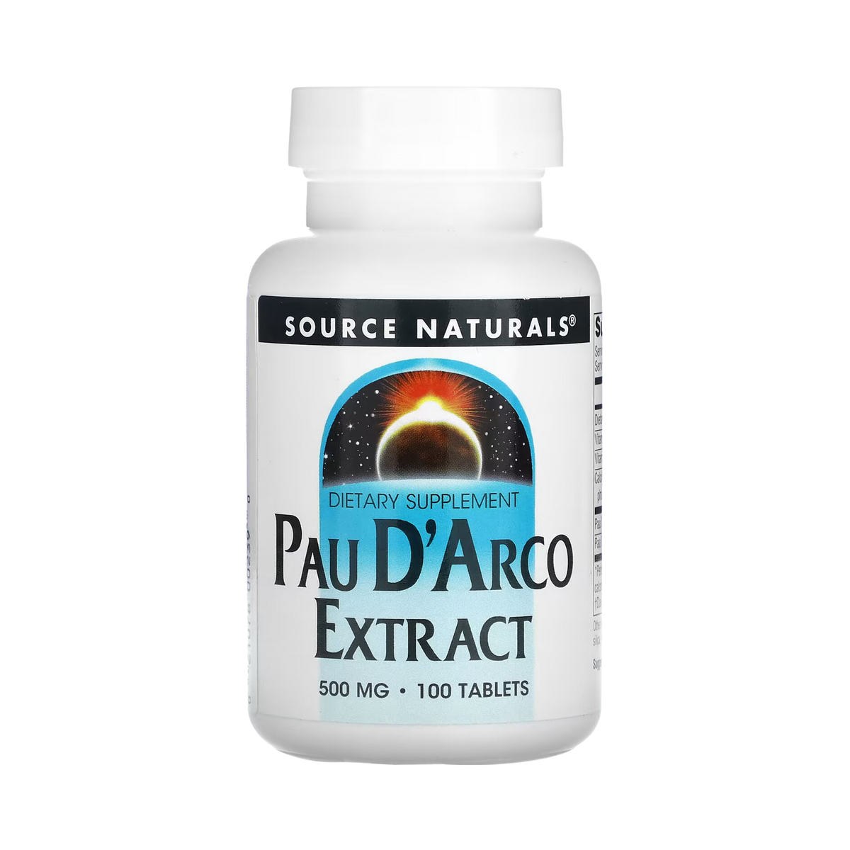 Source Naturals, Pau D'Arco Extract, 500 Mg, 50 Tablets