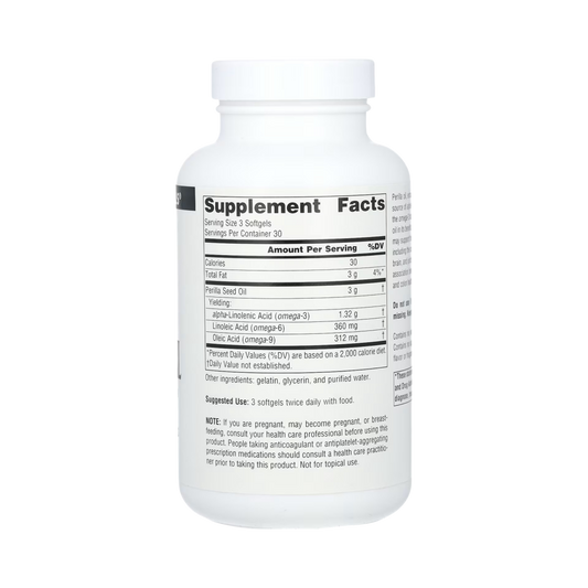 Source Naturals, Perilla Oil, 1000 Mg, 180 Softgels