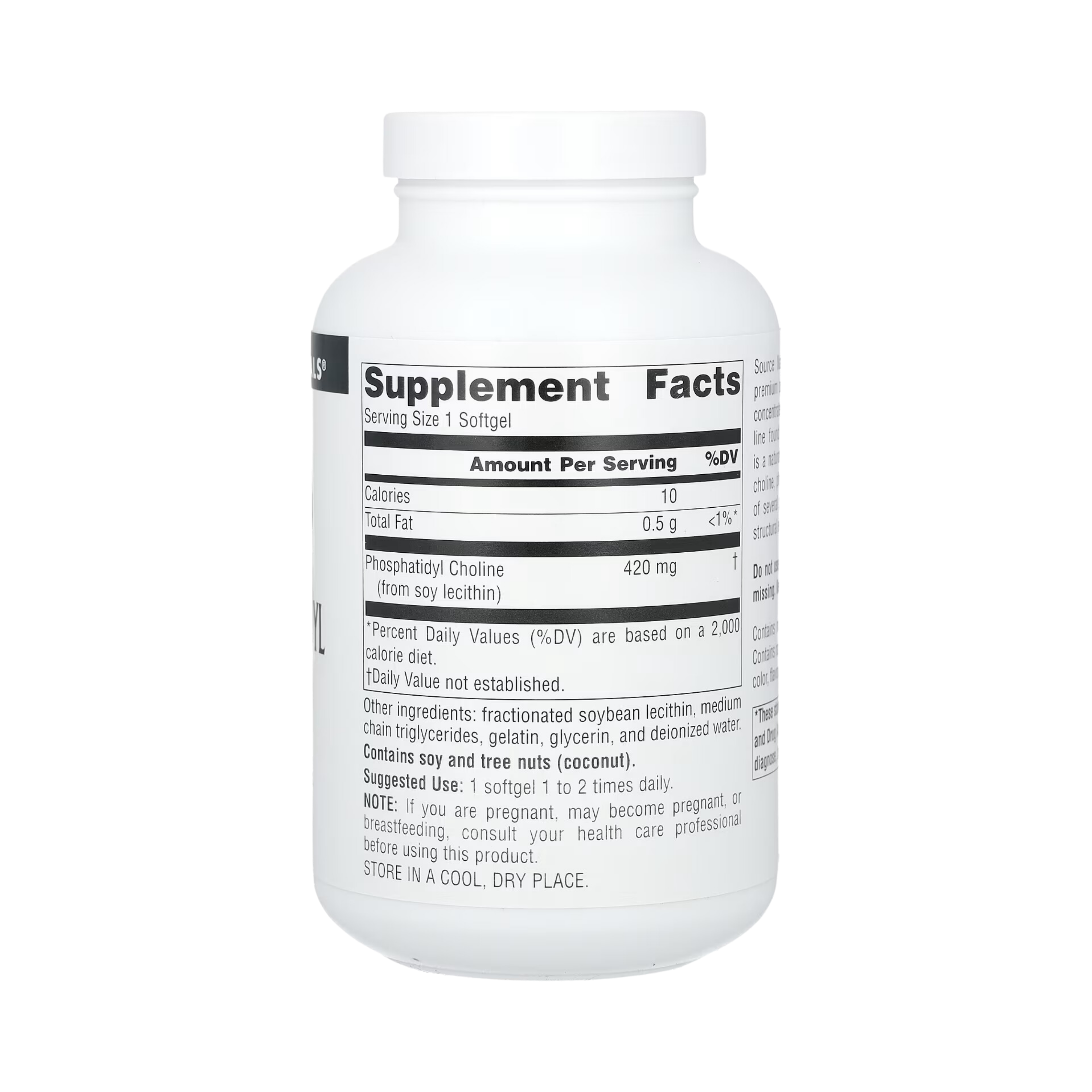 Source Naturals, Phosphatidyl Choline, 420 Mg, 90 Softgels