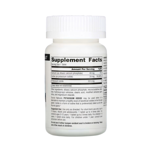 Source Naturals, Potassium Iodide, 32.5 Mg, 240 Tablets