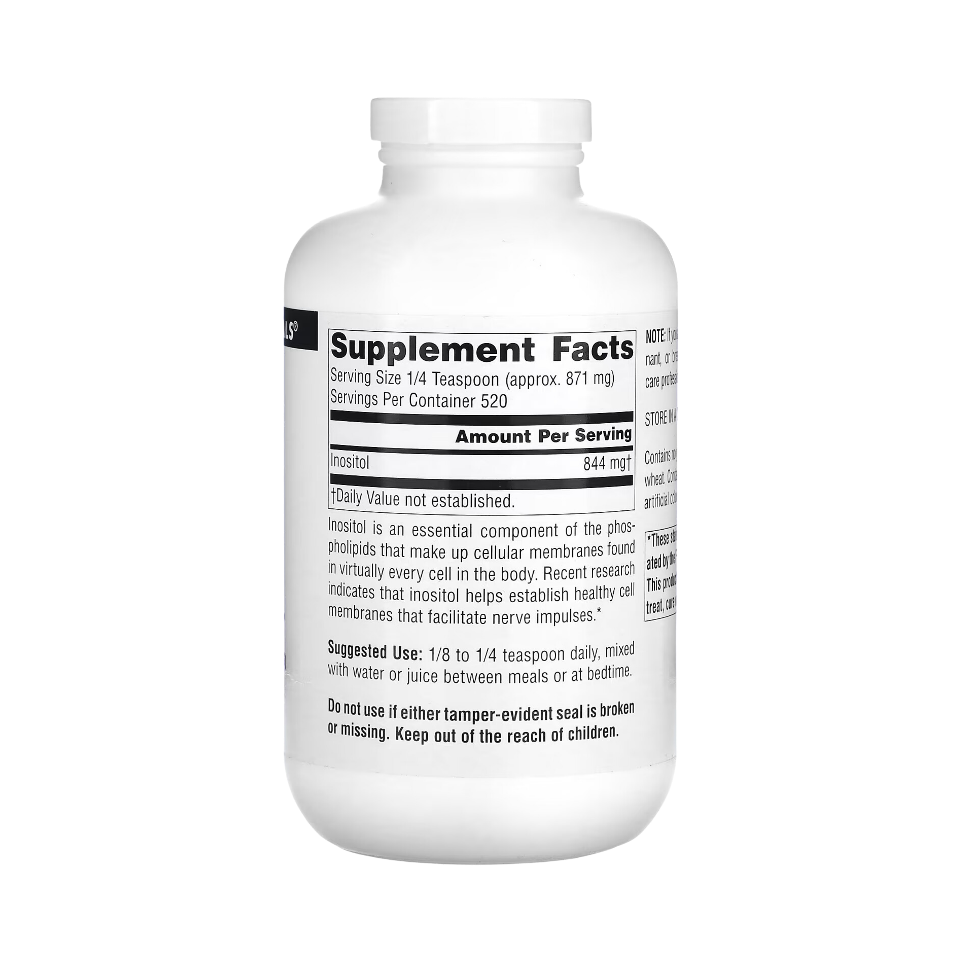 Source Naturals, Inositol, Pure 16 Oz Powder
