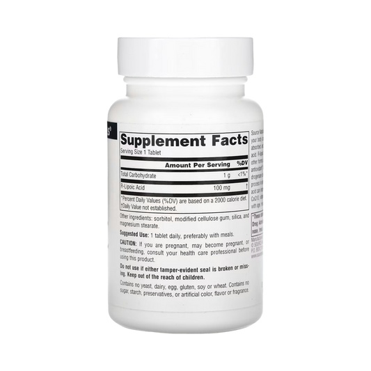 Source Naturals, R-Lipoic Acid, 100 Mg, 120 Tabs