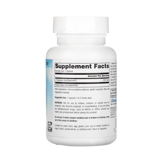 Source Naturals, Serene Science L-Theanine, 200 Mg, 120 Capsules