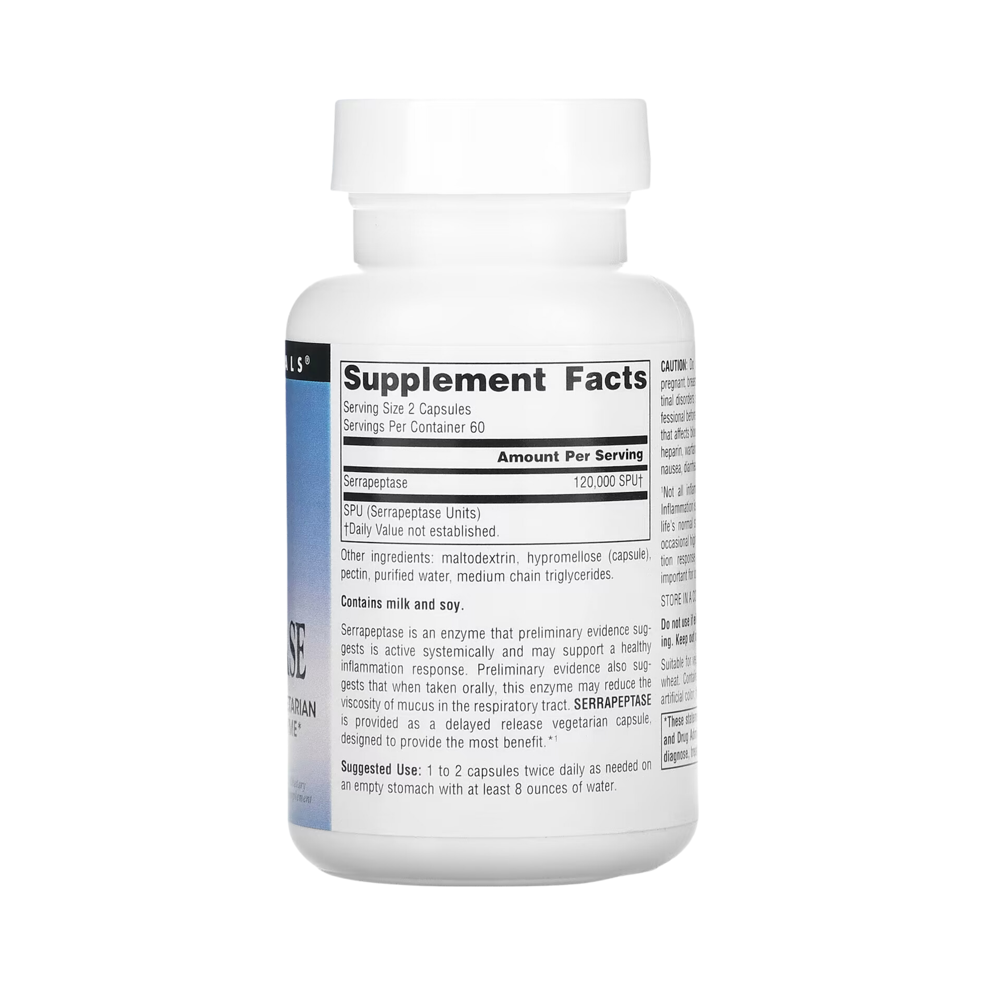 Source Naturals, Serrapeptase Vegetarian, 30 Vegi Caps