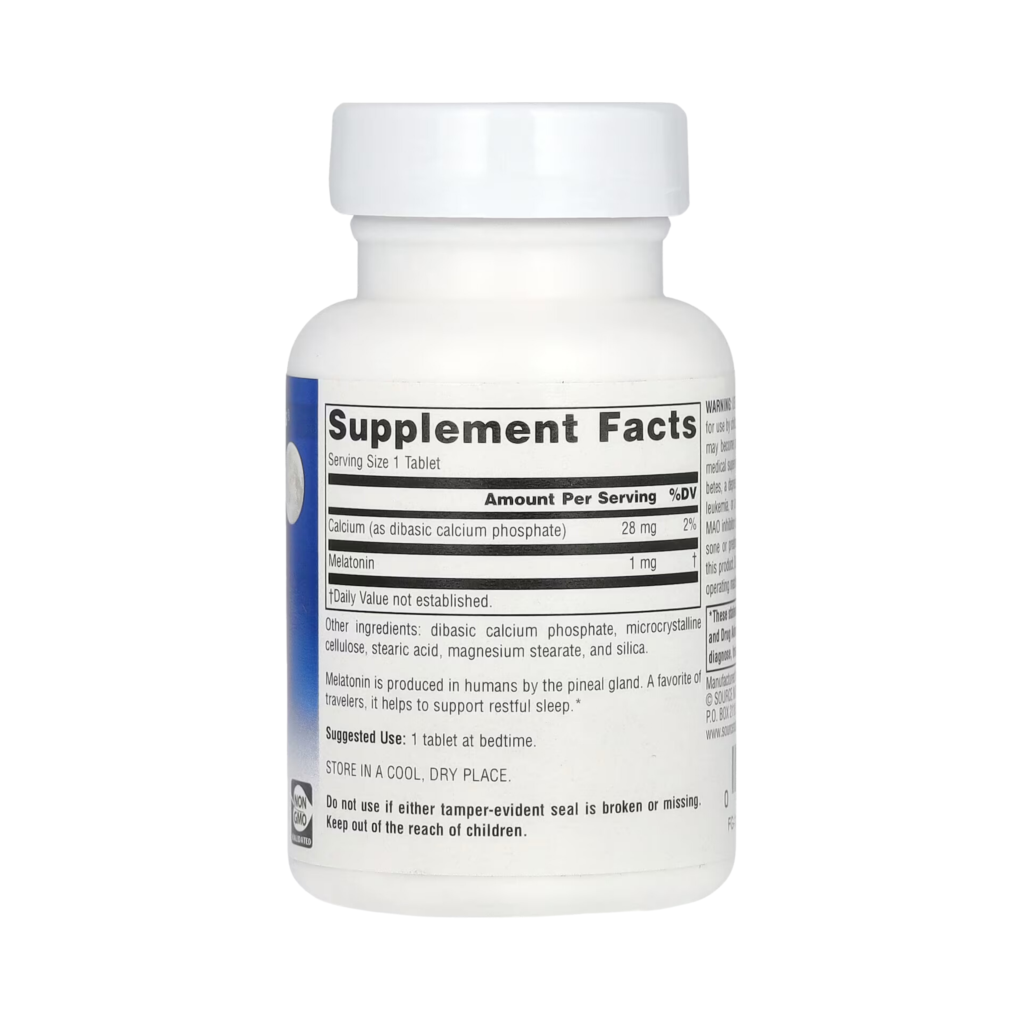Source Naturals, Sleep Science Melatonin, 1 Mg, 100 Tablets