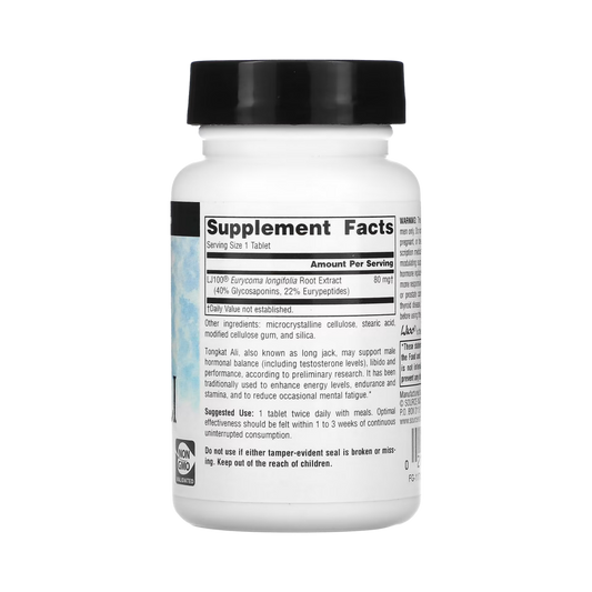 Source Naturals, Tongkat Ali, 80 Mg, 120 Tablets