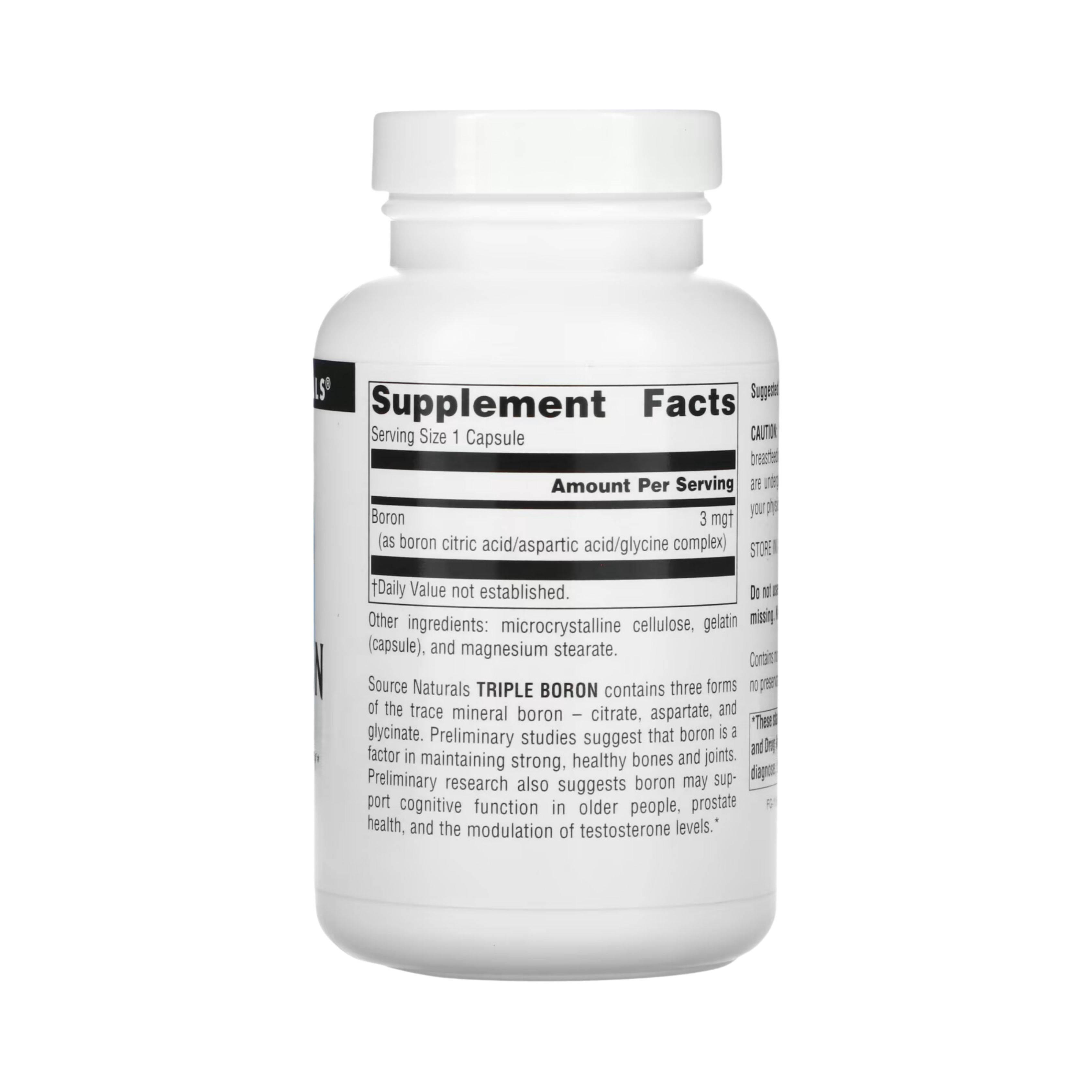 Source Naturals, Triple Boron, 3 Mg, 100 Capsules