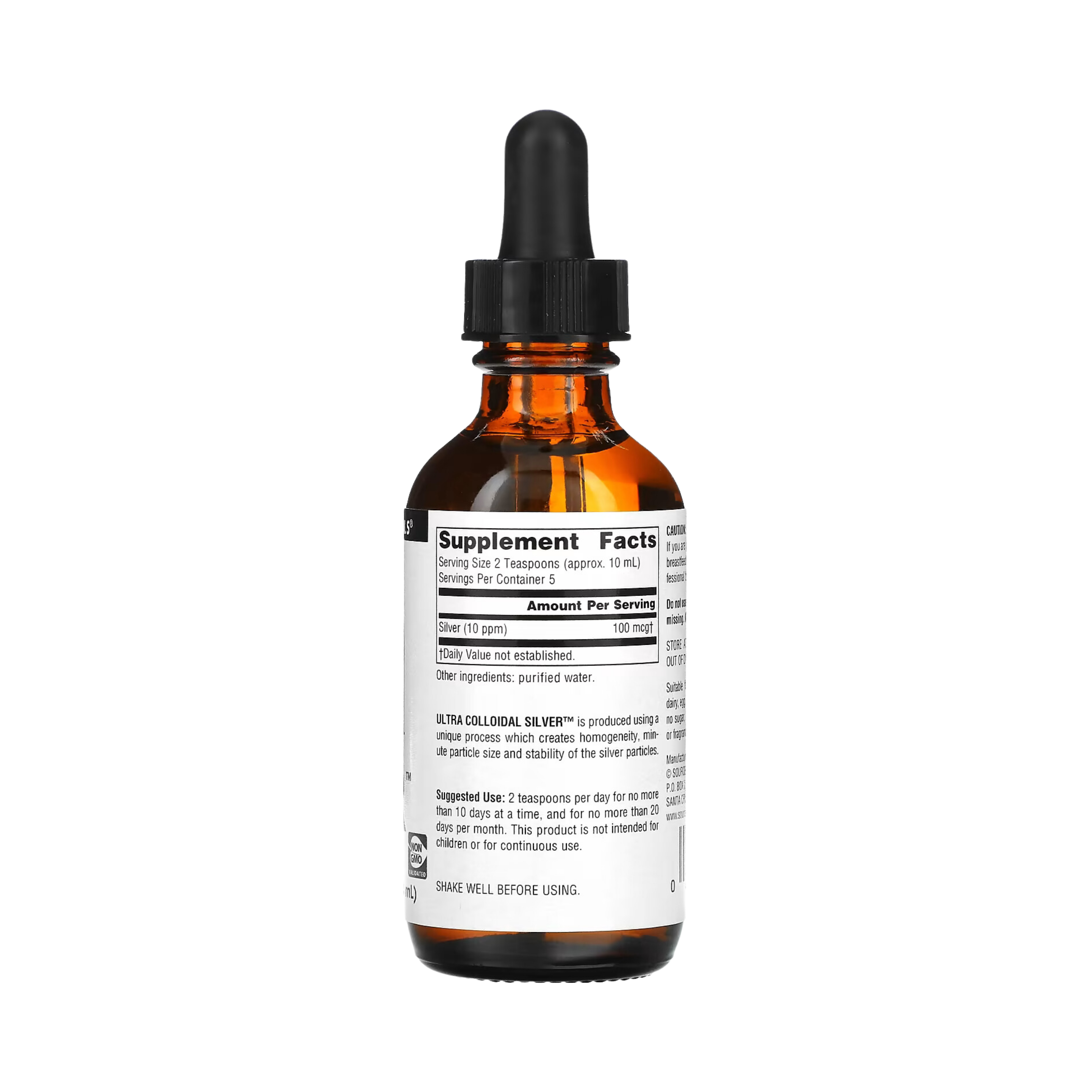 Source Naturals, Ultra Colloidal Silver, 4 Fl Oz
